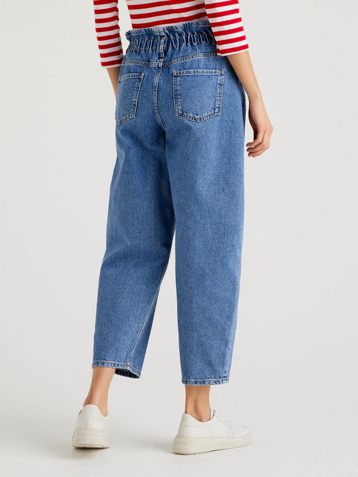 Jeans paper bag Femme image number 2